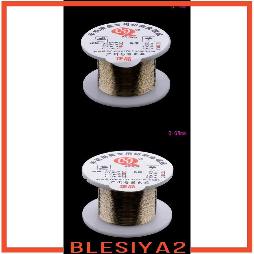 [Bresiya2] Dây Cắt Kính Màn Hình LCD Bằng Hợp Kim Cứng Màu Vàng Có Độ Cứng Cao