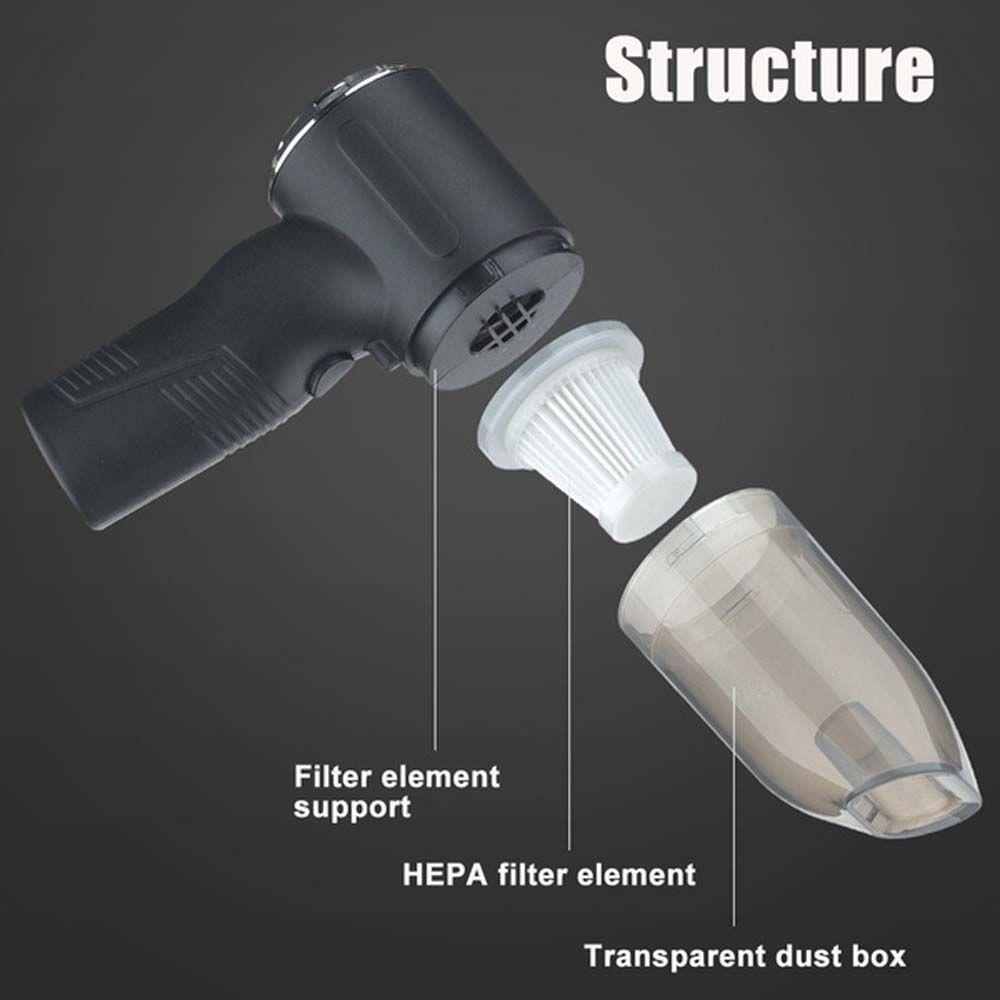 Máy Hút Bụi Mini Cầm Tay 10000Pa Không Dây 5000mAh Tiện Dụng Cho Xe Hơi / Nhà Cửa