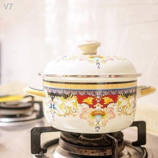 ✕Nồi hầm tráng men, xoong