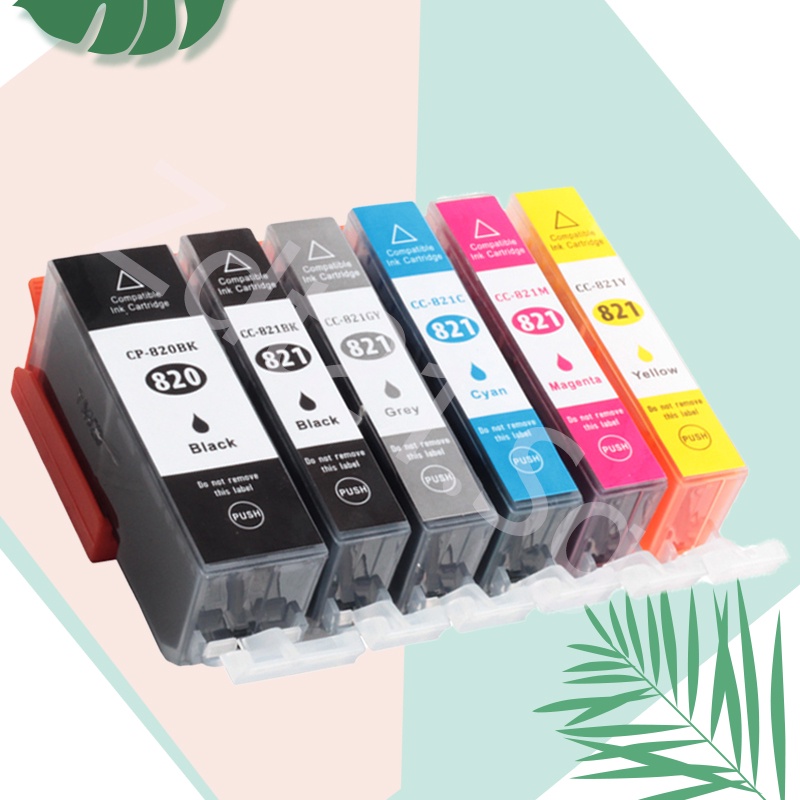 Hộp Mực Canon Pg-820 CLI-821 820 821 IP3680 IP4680 IP4760 MP638 MP558 MP568 MP648 MX876 MP988
