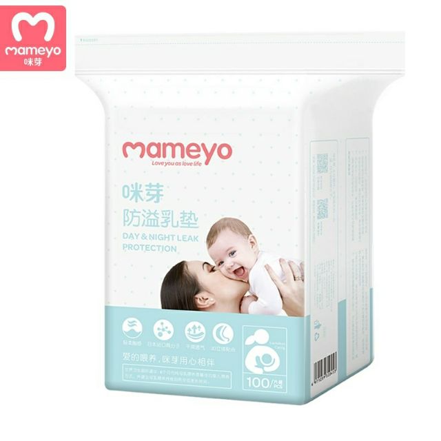 Bịch 100 miếng lót thấm sữa Mameyo