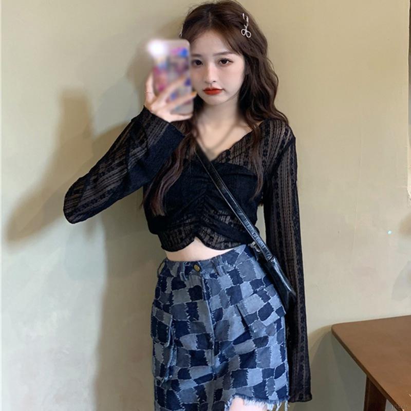 Áo Ren Tay Dài Thời Trang Dành Cho Nữ