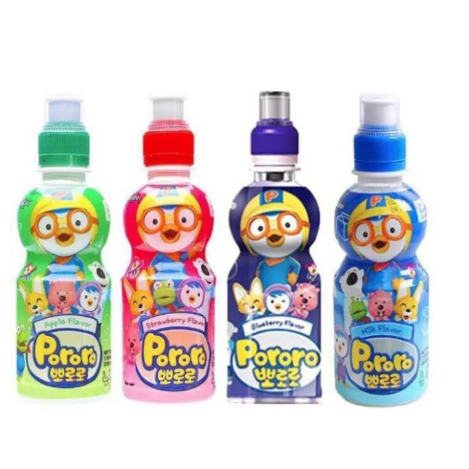 Nước uống Pororo (5 loại: Vị Việt Quất, Dâu, Táo, Trái cây, Sữa)