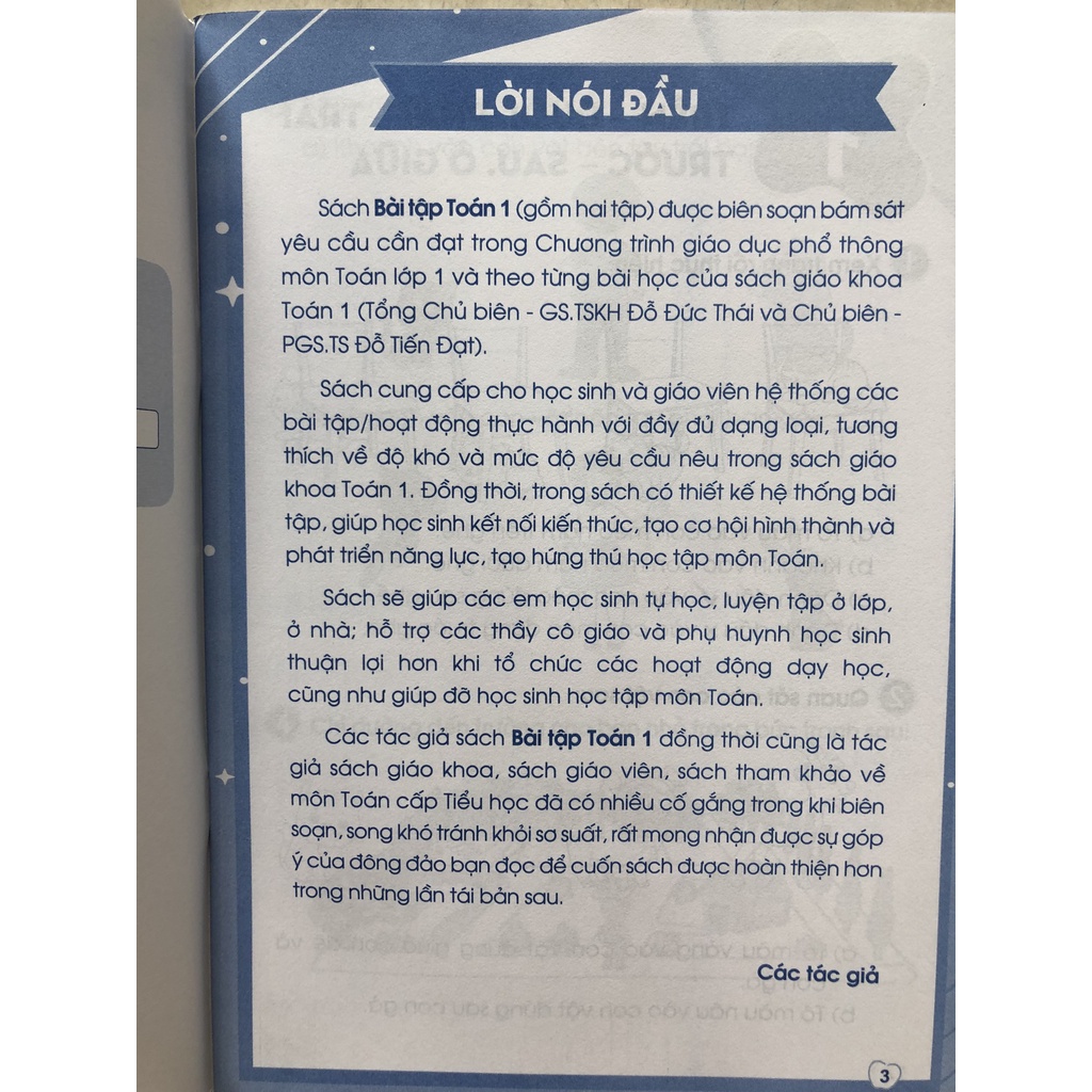 Sách - Bài tập toán lớp 1