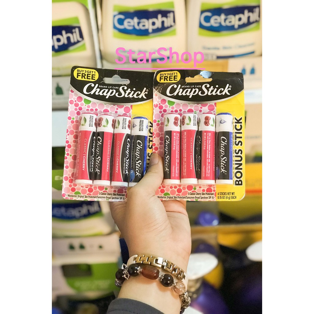Son dưỡng môi Chap Stick - Made in USA - Có sẵn Đà Nẵng