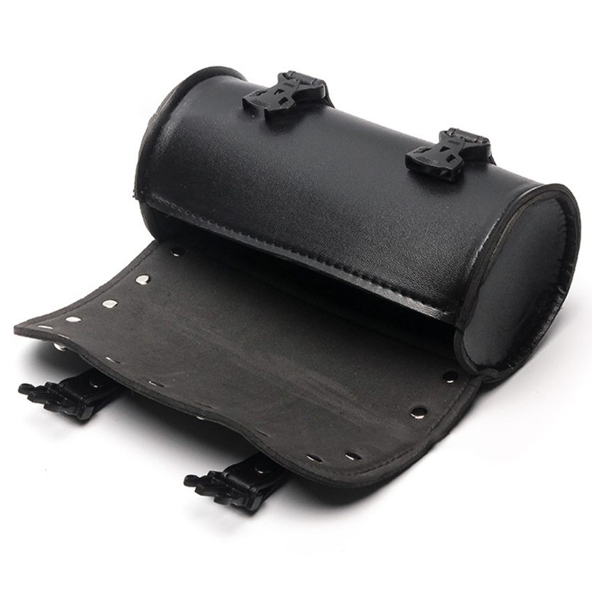 Túi Đựng Dụng Cụ Hình Thùng Gắn Ghi Đông Xe Máy Màu Đen
