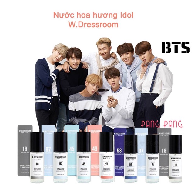 NƯỚC HOA IDOL KPOP - W.DRESSROOM 70ml/150ml