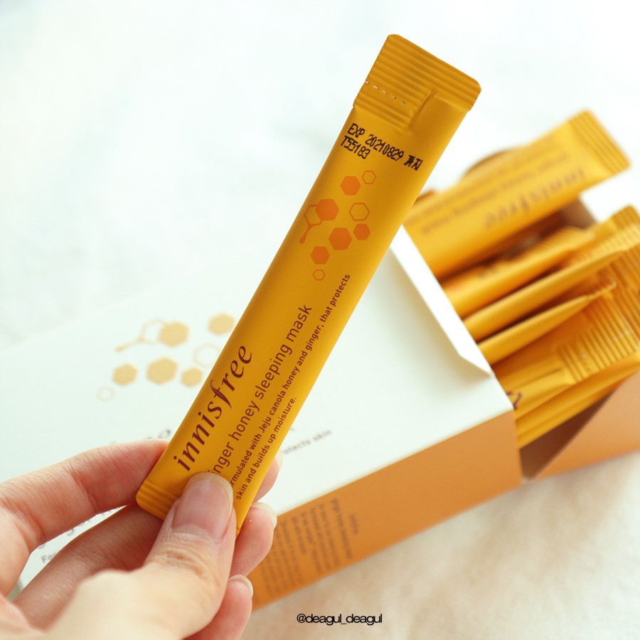 Mặt Nạ Ngủ Innisfree Ginger Honey Sleeping Mask (1 gói lẻ)