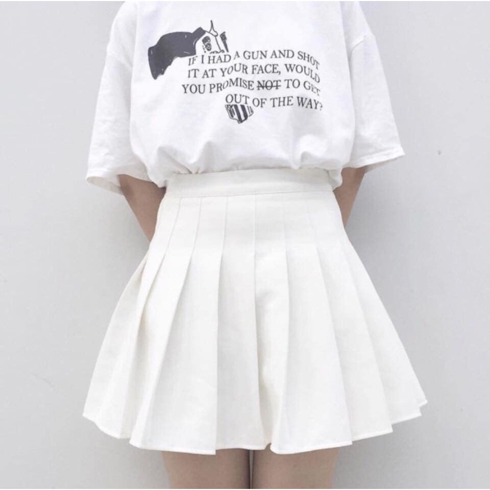 Chân váy tennis trơn xinh xinh