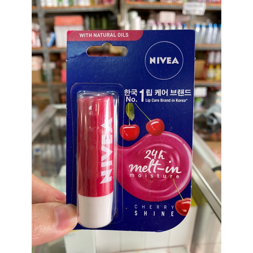 Son dưỡng môi Nivea mướt mịn 4.8g