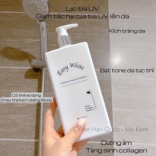 Kem Tắm ủ kích trắng body Easy White 400ml