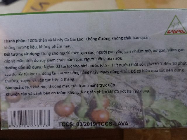 Combo 5 hộp Cà Gai Leo LaVa