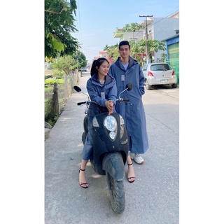 Áo mưa măng tô thời trang chống nước, chống rét cả nam và nữ