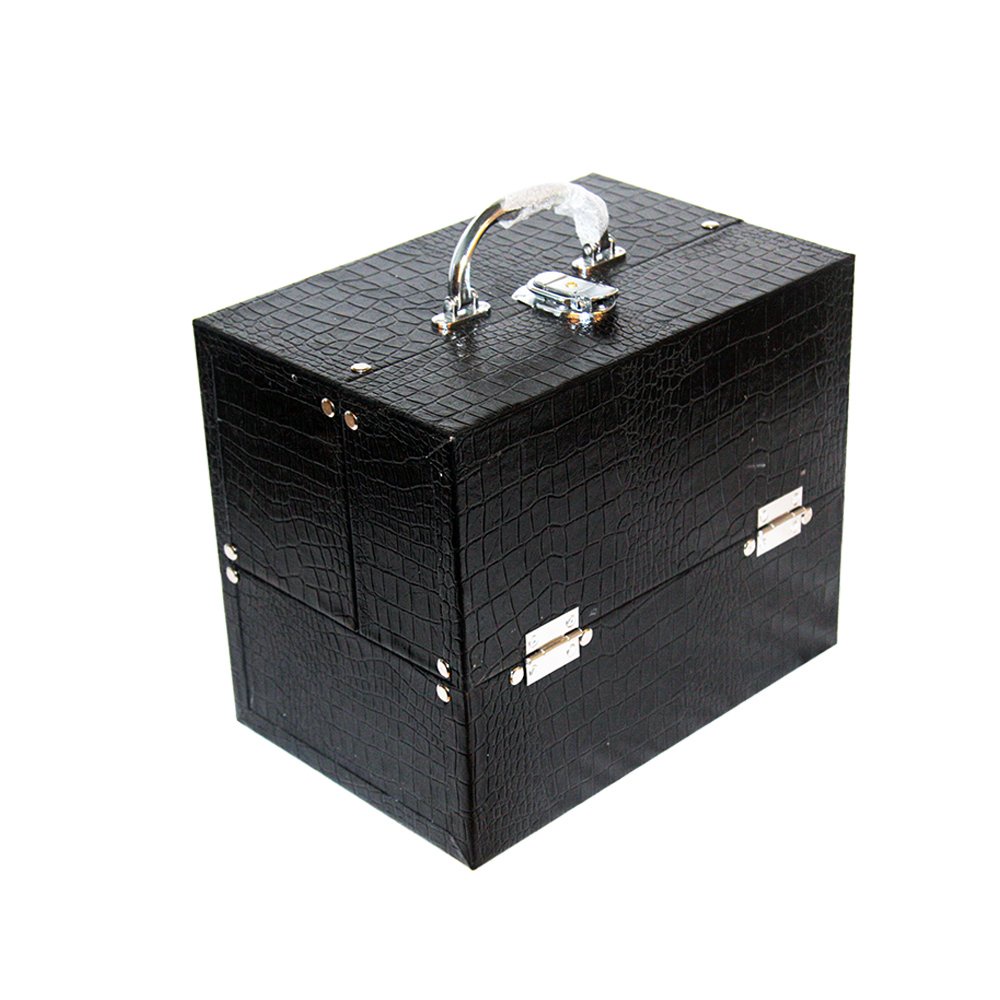 Cốp Hana đựng đồ phun xăm, nail, nối mi, mỹ phẩm make up trang điểm cao cấp có khóa, quai kim loại size 30x20x25cm