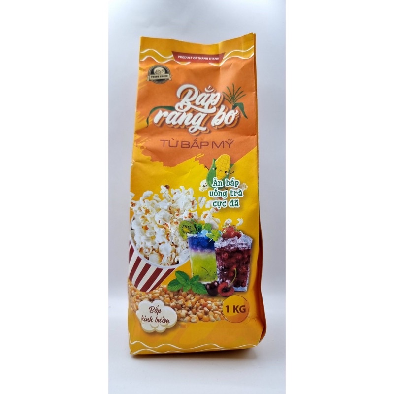 Hạt bắp nổ làm bắp rang bơ gói 1kg