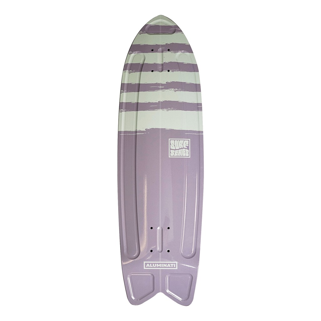 Ván Trượt Cruiser Thể Thao Cao Cấp Mỹ- ALUMINATI 28&quot; SUMMER SURF FISH CRUISER COMPLETE - 8.12X28 STRIPES