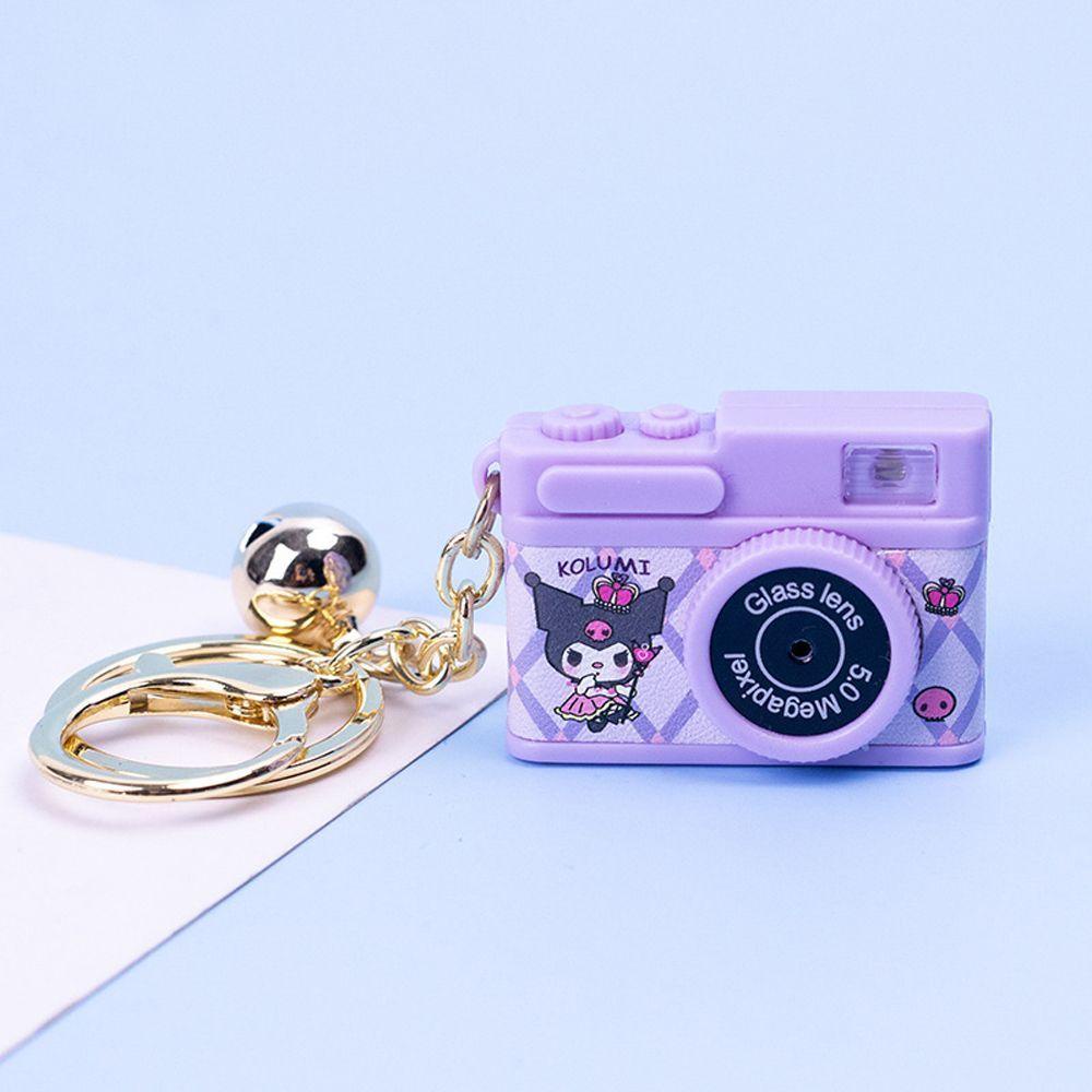 Móc Khóa Hợp Kim Hình Máy Ảnh Melody Phát Sáng Độc Đáo Charms