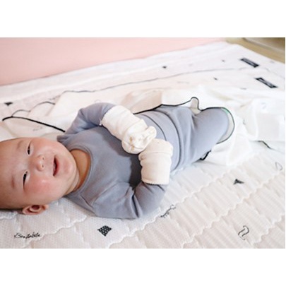 Thảm trải lõi lưới 3D Loe mềm mại siêu thông thoáng cho bé từ sơ sinh-6 tuổi nhập khẩu Bonitabebe HQ