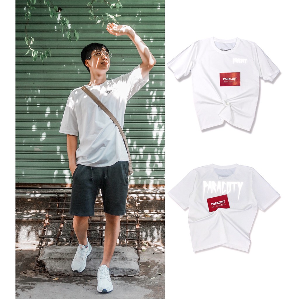 Áo thun nam nữ Unisex PARACUTY phản quang - P01 chất liệu cotton 100%, co giãn 4 chiều, dày dặn, form rộng tay lỡ | BigBuy360 - bigbuy360.vn