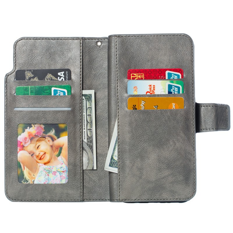 Ốp lưng điện thoại dạng ví da lật có khe cắm thẻ dành cho Samsung S8 Plus | BigBuy360 - bigbuy360.vn