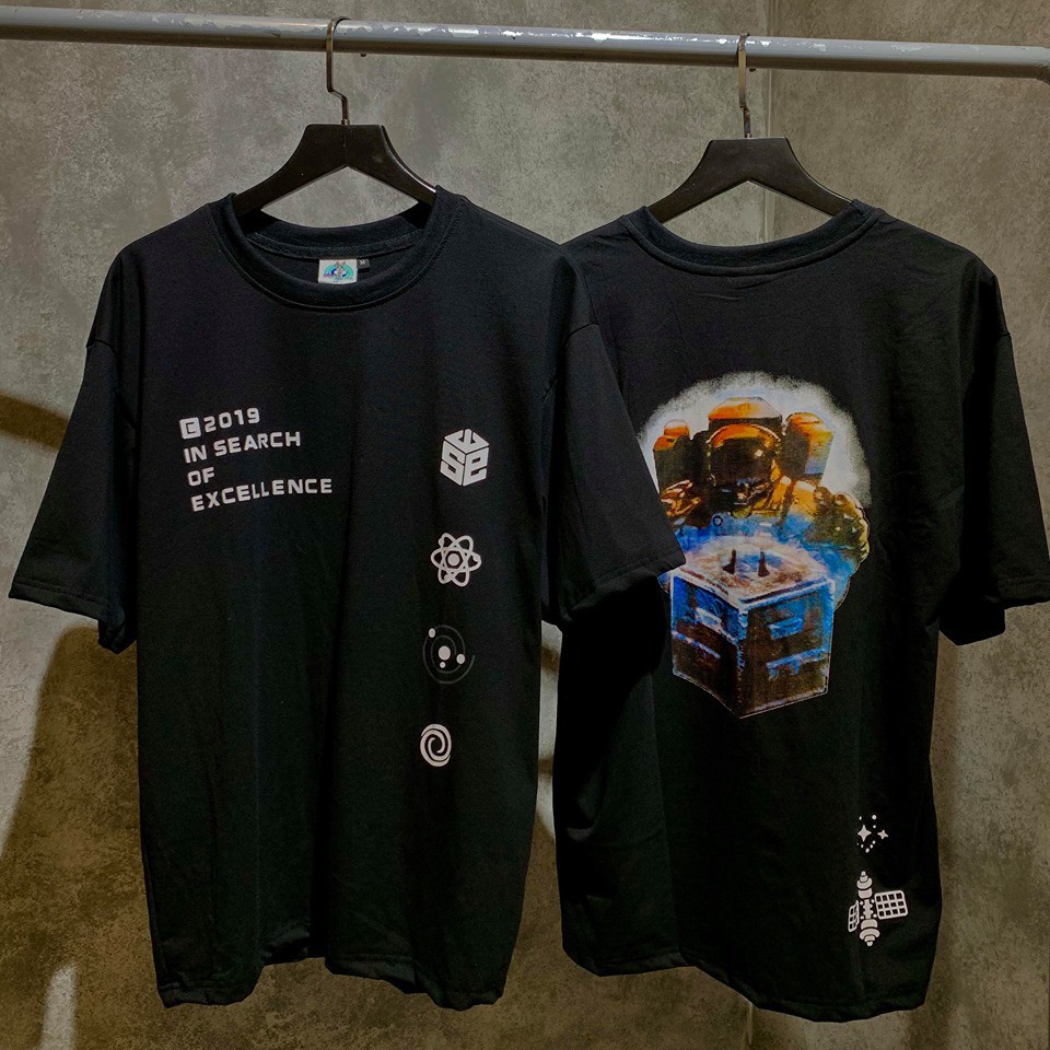 Áo thun tay lỡ form rộng SWE Phi Hành Gia, hình in to và cực đẹp, đầy đủ logo và tem, phong cách Unisex AL50