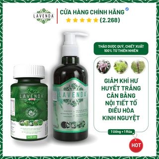 Combo LAVENDA ngăn ngừa Khí hư, Huyết trắng, Nấm ngứa, rối loạn nội tiết tổ