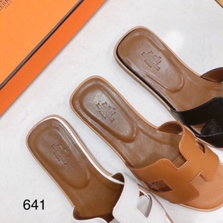 Dép lê hm da sần mã 641