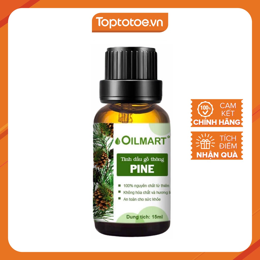 [GIÁ DÙNG THỬ] Tinh Dầu Nguyên Chất Oilmart Essential Oil 15ml - Xông Phòng, Thanh Lọc Không Khí, Đuổi Muỗi, Thư Giản