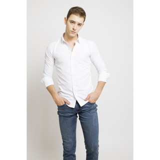 [!*BIG SALE*!] Áo Sơ Mi Trắng Slim Fit Cao Cấp Chống Nhăn