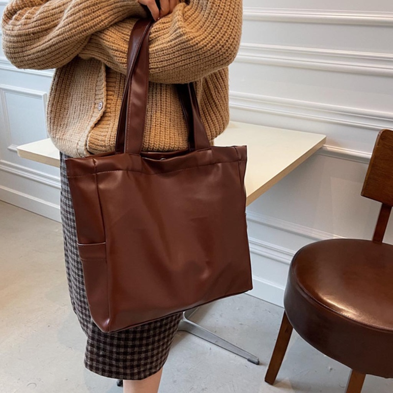 Túi Xách Da PU Cỡ Lớn Có Khóa Cài Mạnh Mẽ Sang Trọng Cho Nữ