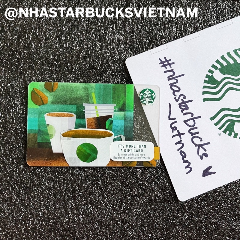 Thẻ Starbucks sưu tầm / LY TÁCH