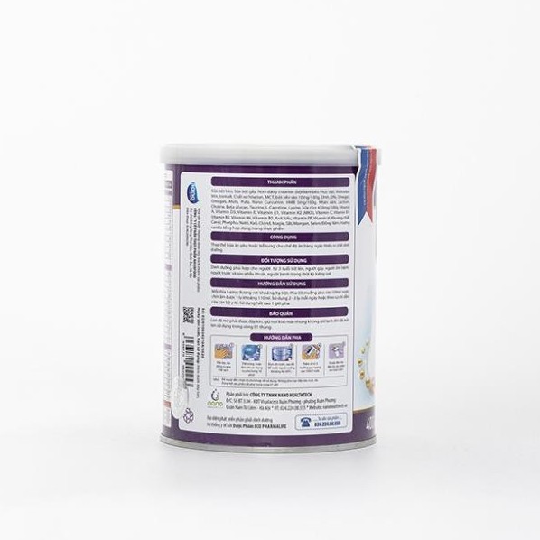 Sữa bột Enlilac Thyro LID- 400gr, dinh dưỡng tuyến giáp chuyên biệt cho chế độ kiêng Iod, phòng ngừa biến chứng tim mạch