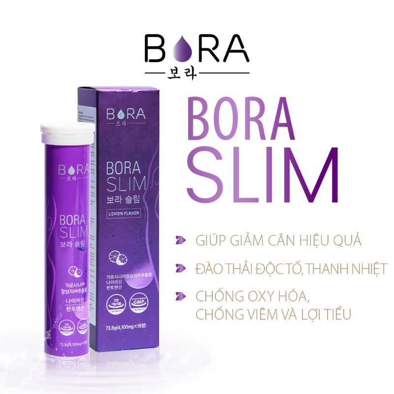VIÊN SỦI GIẢM CÂN HÀN QUỐC BORA SLIM PLUS