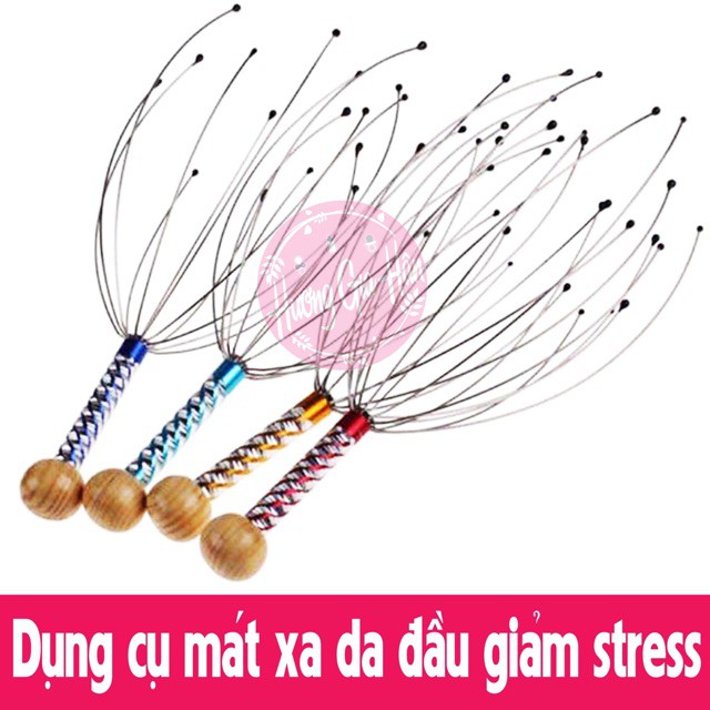 Dụng cụ mát xa da đầu giảm stress [Thanh Mai Shop]