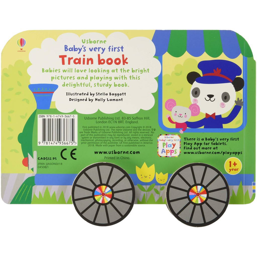 Sách Usborne mô hình xe - BVF Train Book