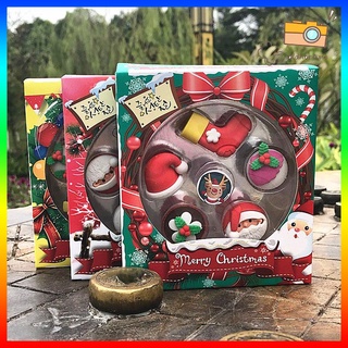Gôm tẩy hình ông già noel sáng tạo
