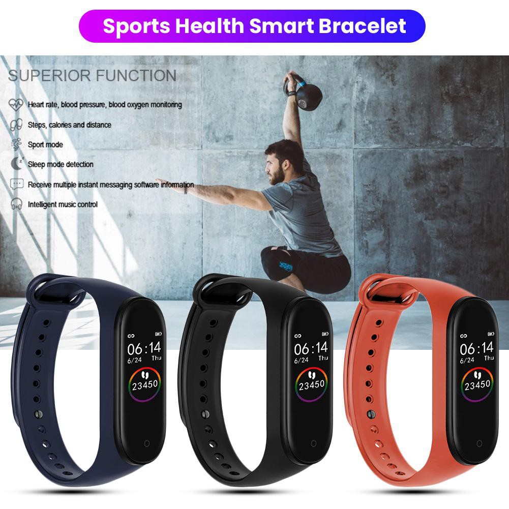 💥Thay Được Hình Nền 💥Đồng Hồ Thông Minh M4 Kết Nối Bluetooth Bản Cao Cấp