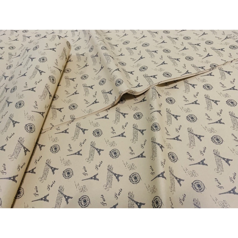 Giấy gói quà kraft 5 tờ kiểu cực vintage - giá sỉ - xấp 5 tờ - VPP Trí Tuệ