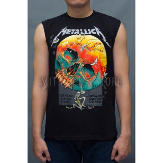 Áo sát nách Metallica - Sleeveless - Áo Rock band - Size M, L - Áo Thái Lan
