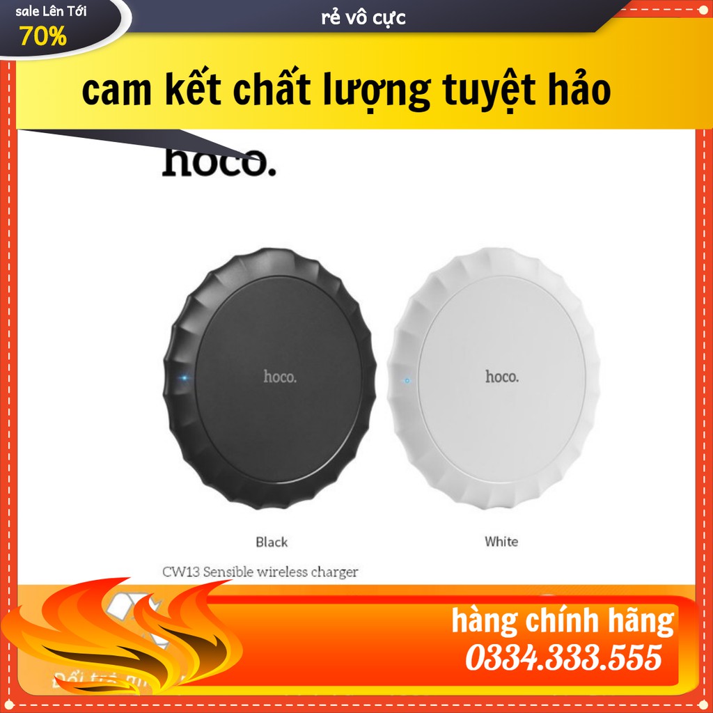 Đế Sạc Không Dây HOCO CW13 Input 5V-2A, Out 5W - Chính hãng [CAM KẾT HÀNG SỊN]