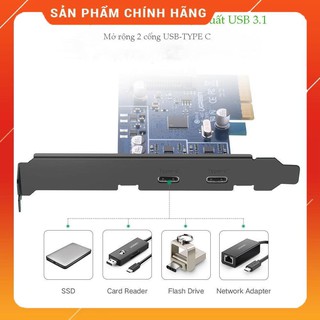 Card mở rộng thêm 2 cổng USB 3.1 Type-C UGREEN US230 30773