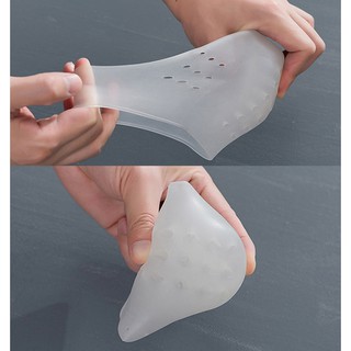  Tất Lót Gót Chân Tăng Chiều Cao Chất Liệu Silicon Y Tế Miếng Lót Gót Chân Giúp Tăng Chiều Cao 