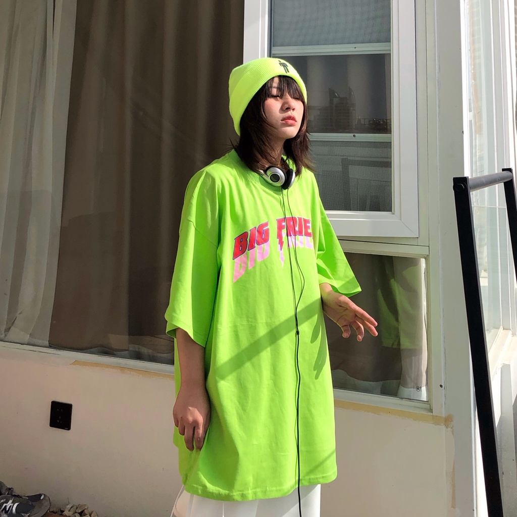 Áo Thun In Chữ Big Friend Áo Thun Tay Lỡ Form Rộng Unisex 38-65kg Nam Nữ Phong Cách Ullzang