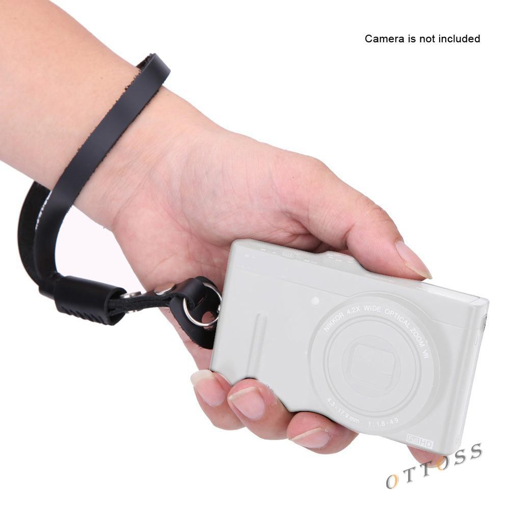 Ot PU Leather Camera Wrist Hand Strap Grip for Canon Sony Nikon