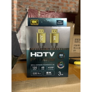 Cáp Hdmi 2.1 8K Cao Cấp Arigato (Hdmi To Hdmi Cable , 8K Video Adapter Cable)