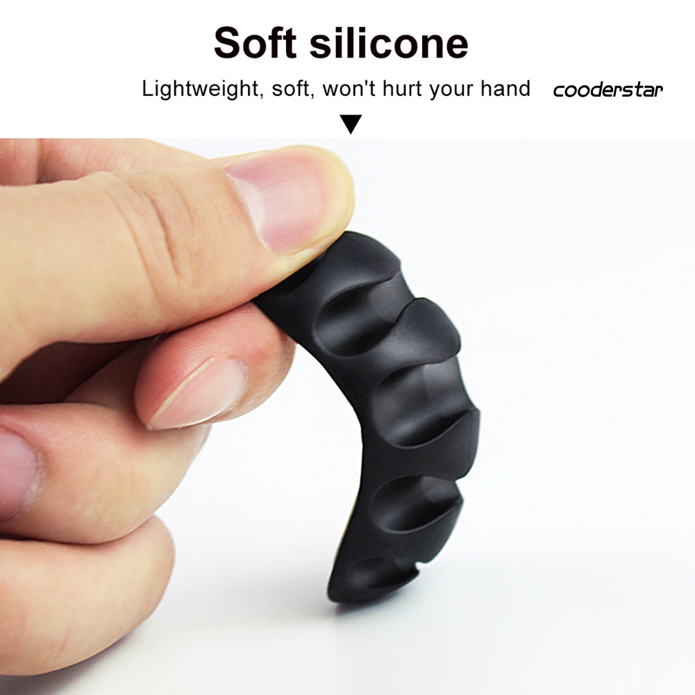 Dụng cụ quấn dây cáp sạc 7 lỗ bằng silicone tiện lợi