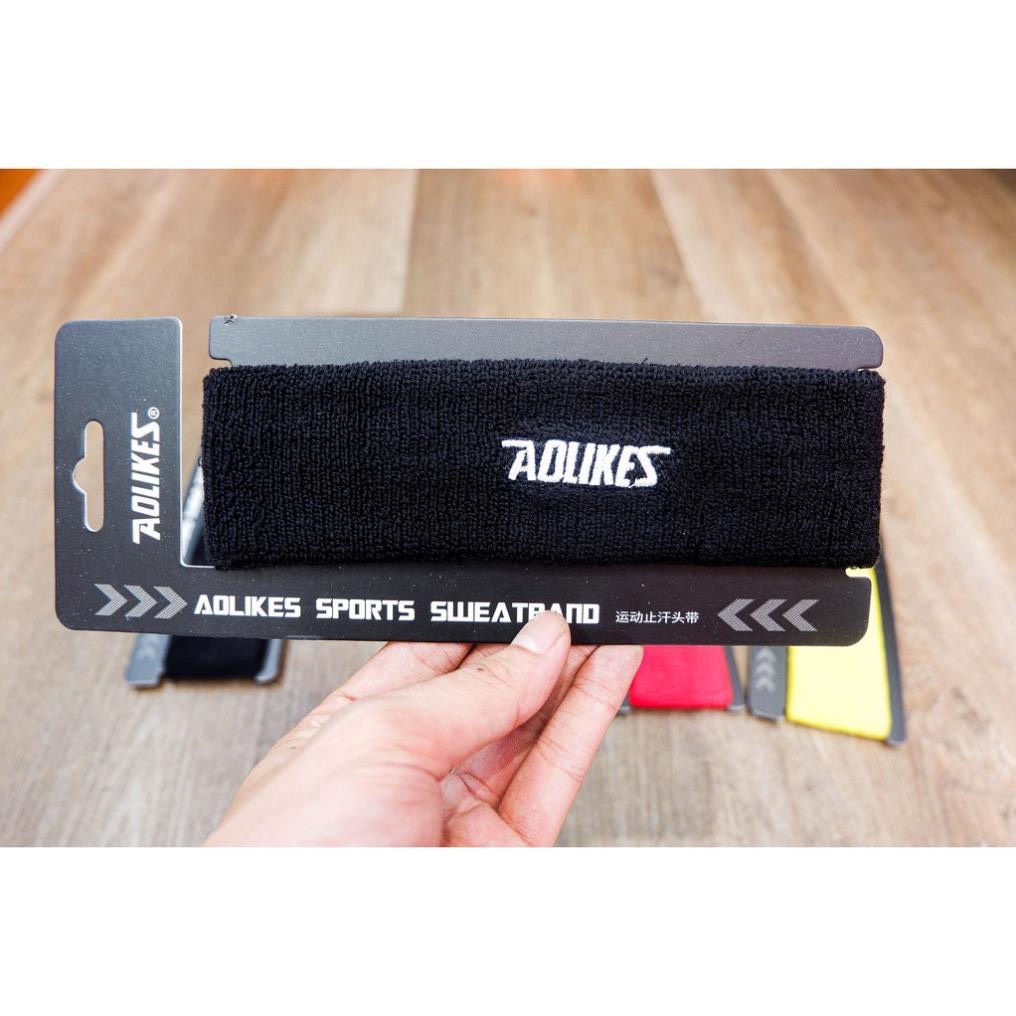 Băng đô thể thao headband, băng trán Gym Yoga Aerobic chạy bộ Aolikes chặn mồ hôi Gym 34