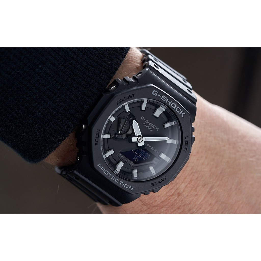 Đồng hồ nam Casio G-Shock GA-2100-1ADR chính hãng | GA-2100-1A Carbon Core