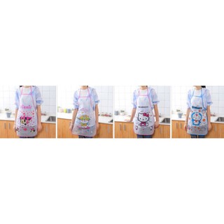 [FREESHIP]Tạp dề nilon in hình cute