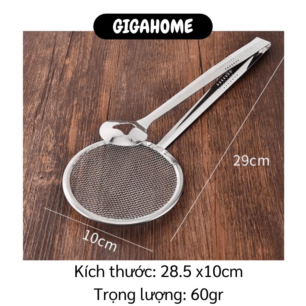 Dụng Cụ Gắp Đồ Chiên Có Lưới Ráo Dầu Tiện Dụng GIGAHOME Bằng Inox 5744